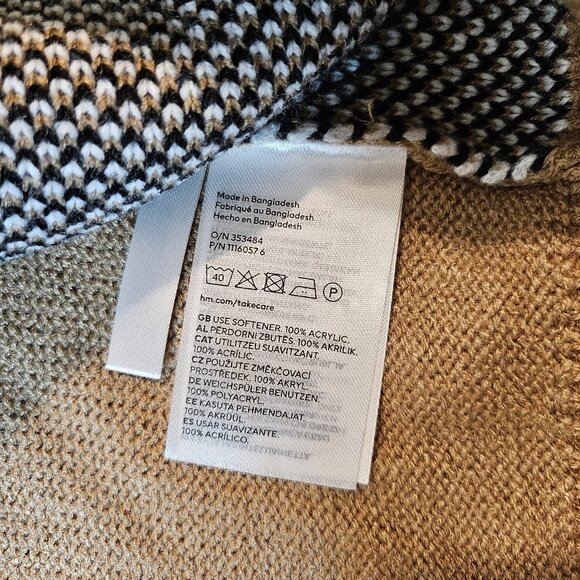 H&M Jacquard Knit Kids Sweater - Size 12/14 Youth XL - Picture 5 of 5